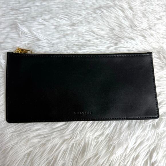 COACH Black Slim Case Pouch - Picture 1 of 8